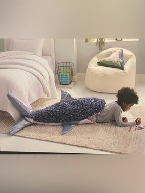 Shark Blanket Snuggle Tail